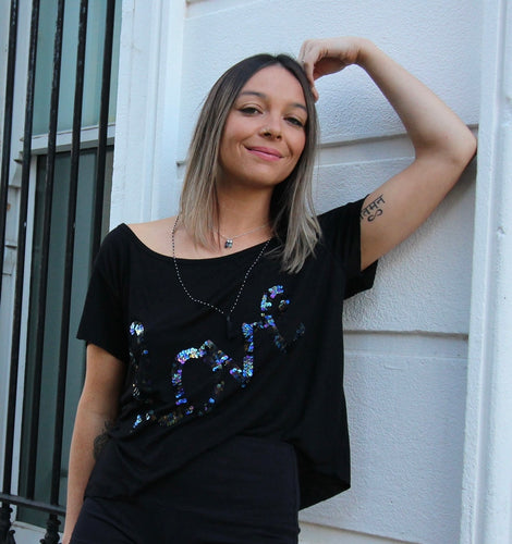 Love sequin tee