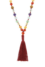 Load image into Gallery viewer, Chakra Mala ✨💎✨ AUM RUDRASHKA beads and chakra crystals MT 322 - 5 LT